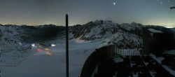 Archiv Foto Webcam Schnalstaler Gletscher - Aussichtsplattform Iceman Ötzi Peak 01:00