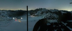 Archiv Foto Webcam Schnalstaler Gletscher - Aussichtsplattform Iceman Ötzi Peak 03:00
