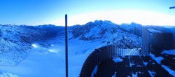 Archiv Foto Webcam Schnalstaler Gletscher - Aussichtsplattform Iceman Ötzi Peak 05:00