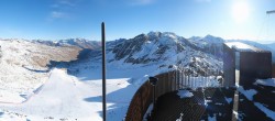 Archiv Foto Webcam Schnalstaler Gletscher - Aussichtsplattform Iceman Ötzi Peak 08:00