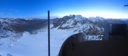 Archiv Foto Webcam Schnalstaler Gletscher - Aussichtsplattform Iceman Ötzi Peak 05:00