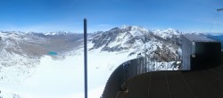 Archiv Foto Webcam Schnalstaler Gletscher - Aussichtsplattform Iceman Ötzi Peak 03:00