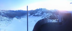 Archiv Foto Webcam Schnalstaler Gletscher - Aussichtsplattform Iceman Ötzi Peak 06:00