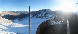 Archiv Foto Webcam Schnalstaler Gletscher - Aussichtsplattform Iceman Ötzi Peak 07:00