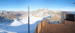 Archiv Foto Webcam Schnalstaler Gletscher - Aussichtsplattform Iceman Ötzi Peak 15:00
