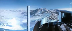 Archiv Foto Webcam Schnalstaler Gletscher - Aussichtsplattform Iceman Ötzi Peak 17:00