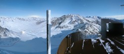 Archiv Foto Webcam Schnalstaler Gletscher - Aussichtsplattform Iceman Ötzi Peak 19:00