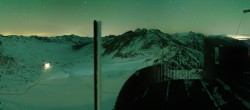 Archiv Foto Webcam Schnalstaler Gletscher - Aussichtsplattform Iceman Ötzi Peak 01:00