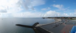 Archiv Foto Webcam Insel Föhr - Fähranleger Wyk 09:00