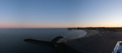 Archived image Webcam Föhr - Ferry terminal and harbour Wyk 19:00