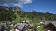 Archiv Foto Webcam Loser Altaussee - Sesselbahn Sandling-Jet 09:00
