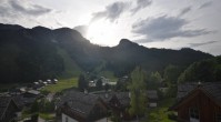 Archiv Foto Webcam Loser Altaussee - Sesselbahn Sandling-Jet 17:00