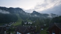 Archiv Foto Webcam Loser Altaussee - Sesselbahn Sandling-Jet 21:00