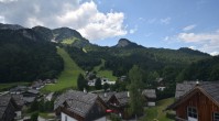 Archiv Foto Webcam Loser Altaussee - Sesselbahn Sandling-Jet 13:00