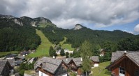 Archiv Foto Webcam Loser Altaussee - Sesselbahn Sandling-Jet 09:00
