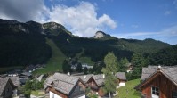 Archiv Foto Webcam Loser Altaussee - Sesselbahn Sandling-Jet 09:00