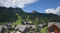 Archiv Foto Webcam Loser Altaussee - Sesselbahn Sandling-Jet 11:00