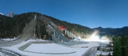 Archiv Foto Webcam Nordisches Zentrum Planica 01:00