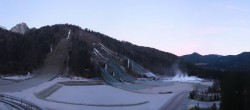 Archiv Foto Webcam Nordisches Zentrum Planica 06:00