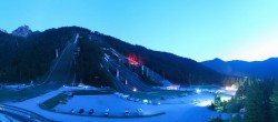 Archiv Foto Webcam Nordisches Zentrum Planica 03:00