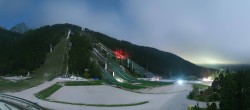 Archiv Foto Webcam Nordisches Zentrum Planica 03:00