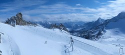 Archived image Webcam Hintertux Glacier - View from Gefrorene Wand 03:00