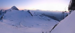 Archiv Foto Webcam Hintertuxer Gletscher - Ausblick Gefrorene Wand 19:00