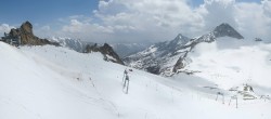 Archiv Foto Webcam Hintertuxer Gletscher - Ausblick Gefrorene Wand 13:00