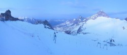Archiv Foto Webcam Hintertuxer Gletscher - Ausblick Gefrorene Wand 03:00