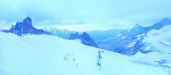 Archiv Foto Webcam Hintertuxer Gletscher - Ausblick Gefrorene Wand 03:00