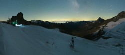 Archiv Foto Webcam Hintertuxer Gletscher - Ausblick Gefrorene Wand 23:00