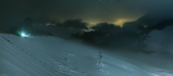 Archiv Foto Webcam Hintertuxer Gletscher - Ausblick Gefrorene Wand 23:00