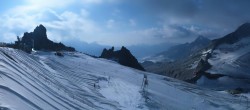 Archiv Foto Webcam Hintertuxer Gletscher - Ausblick Gefrorene Wand 23:00