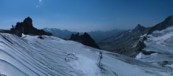 Archiv Foto Webcam Hintertuxer Gletscher - Ausblick Gefrorene Wand 01:00