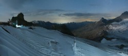 Archiv Foto Webcam Hintertuxer Gletscher - Ausblick Gefrorene Wand 23:00