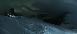 Archiv Foto Webcam Hintertuxer Gletscher - Ausblick Gefrorene Wand 23:00