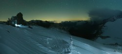 Archiv Foto Webcam Hintertuxer Gletscher - Ausblick Gefrorene Wand 01:00