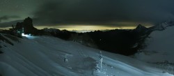 Archiv Foto Webcam Hintertuxer Gletscher - Ausblick Gefrorene Wand 21:00