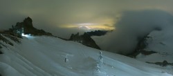 Archived image Webcam Hintertux Glacier - View from Gefrorene Wand 01:00