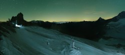 Archiv Foto Webcam Hintertuxer Gletscher - Ausblick Gefrorene Wand 03:00