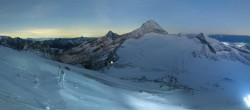 Archiv Foto Webcam Hintertuxer Gletscher - Ausblick Gefrorene Wand 19:00