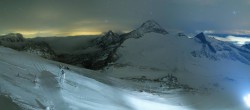Archiv Foto Webcam Hintertuxer Gletscher - Ausblick Gefrorene Wand 23:00