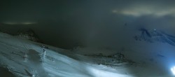 Archiv Foto Webcam Hintertuxer Gletscher - Ausblick Gefrorene Wand 03:00