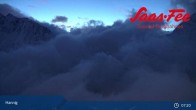 Archiv Foto Webcam Saas-Fee: Ausblick Bergstation Hannig 06:00