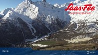 Archiv Foto Webcam Saas-Fee: Ausblick Bergstation Hannig 07:00