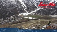 Archiv Foto Webcam Saas-Fee: Ausblick Bergstation Hannig 14:00