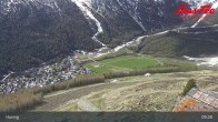 Archiv Foto Webcam Saas-Fee: Ausblick Bergstation Hannig 08:00