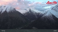 Archiv Foto Webcam Saas-Fee: Ausblick Bergstation Hannig 00:00