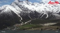 Archiv Foto Webcam Saas-Fee: Ausblick Bergstation Hannig 12:00