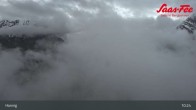 Archiv Foto Webcam Saas-Fee: Ausblick Bergstation Hannig 02:00